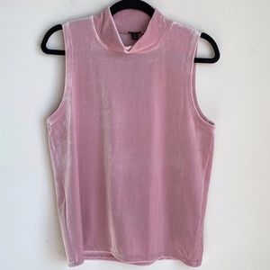 J. Crew Velvet Mockneck Tank Top Size Medium NWT